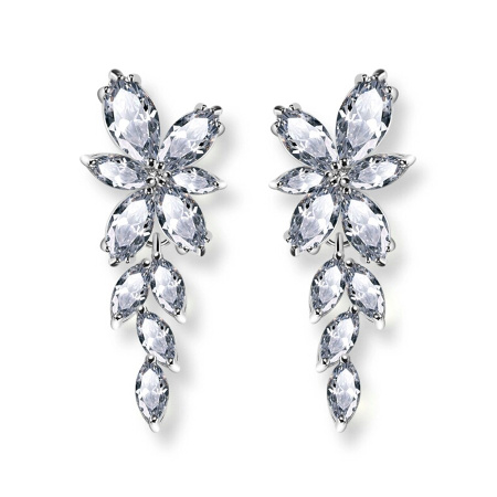 Вечерние, свадебные серьги 1416