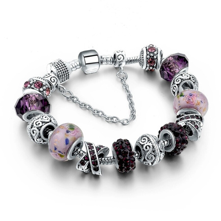 Браслеты в стиле Пандора - яркий 635-а