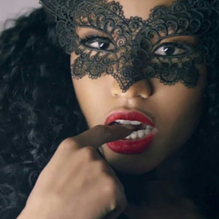 Маска ажурная кружевная 11162