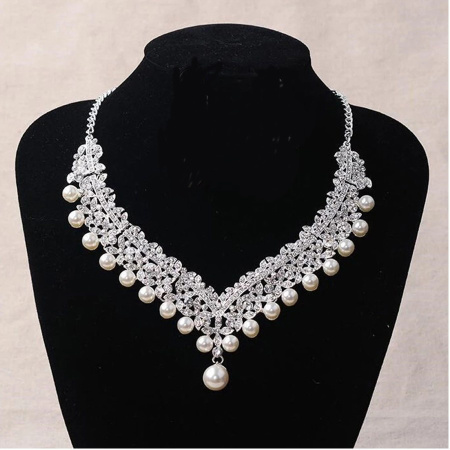 Свадебное, вечернее колье 4746