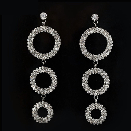 Серьги кольца 1733