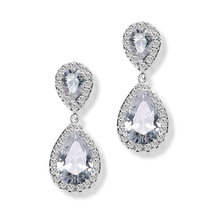 Вечерние, свадебные серьги 1413-а